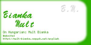 bianka mult business card